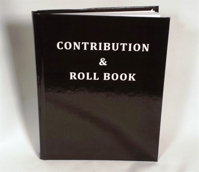 MEMBER CONTRIBUTION & ROLL BOOK  (missing column G)